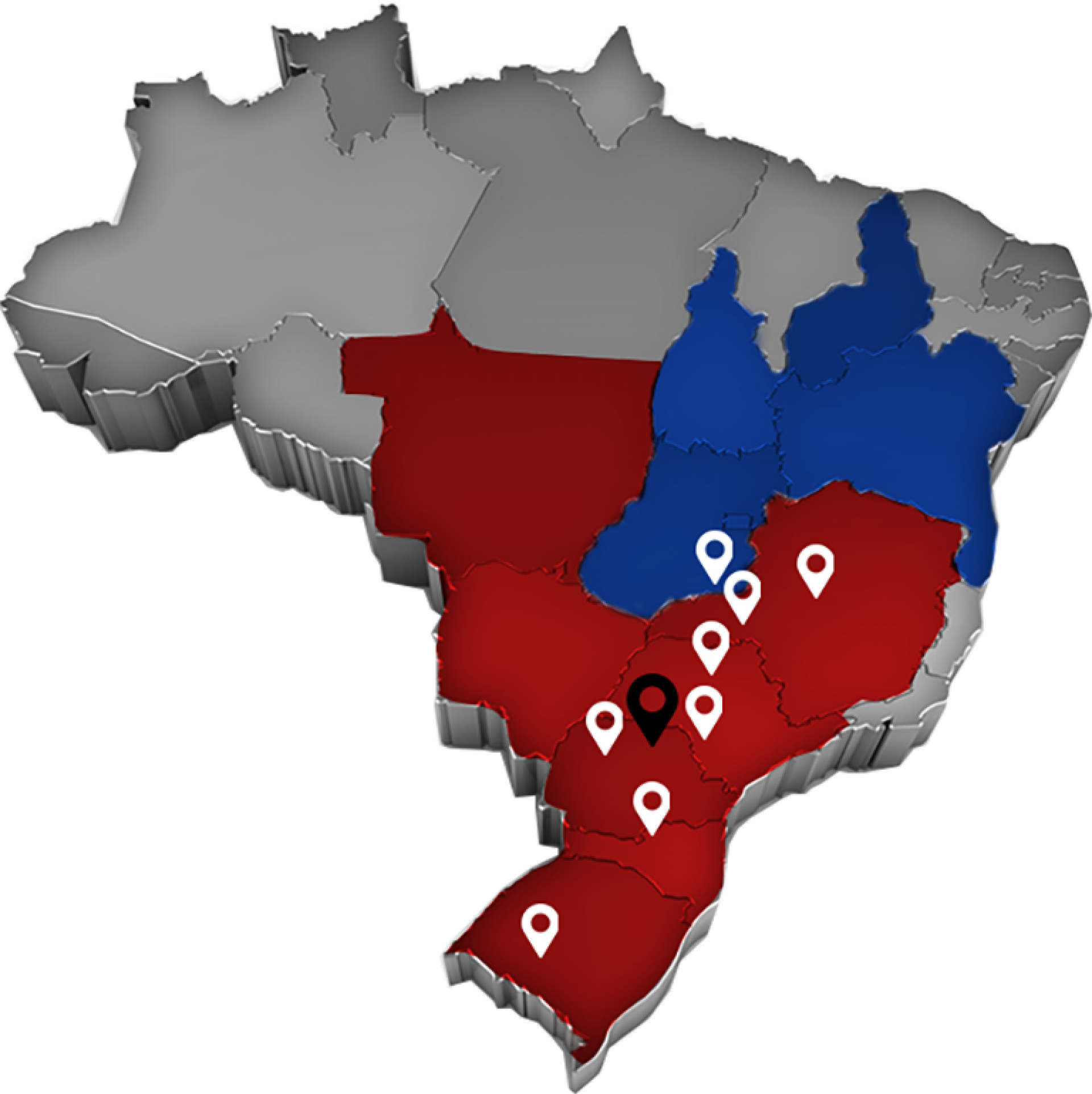 Bases Operacionais - Mapa do Brasil Bases Operacionais - Mapa do Brasil